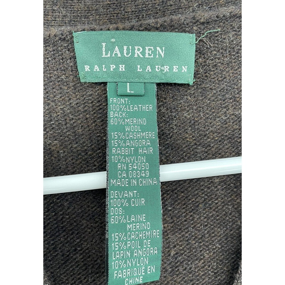 Lauren Ralph Lauren Brown Suede Vest - Picture 11 of 13